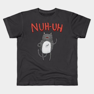 Nuh-uh cat Kids T-Shirt